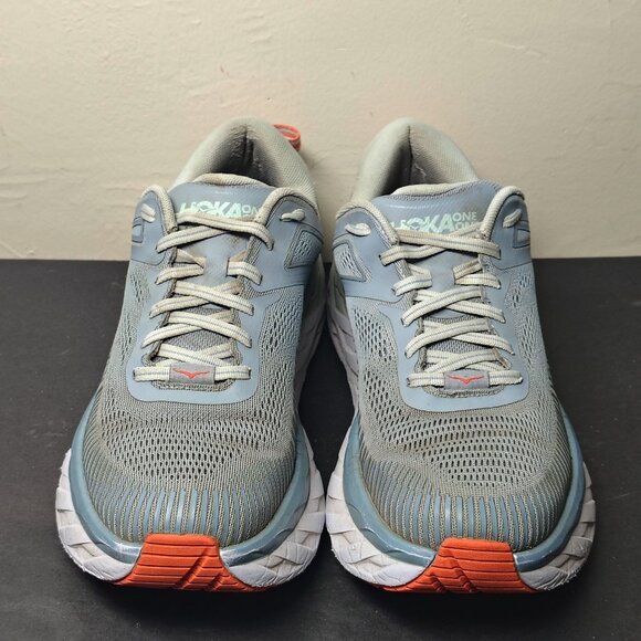 Hoka One‎ Bondi 7 Womens Size 9.5 Blue Lightweight Breathable Running Shoes - Picture 2 of 11
